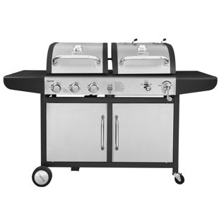 Outdoor Bbq Grill Charcoal | Wayfair 3 burner bbq (With images) | Backyard grilling, Propane gas